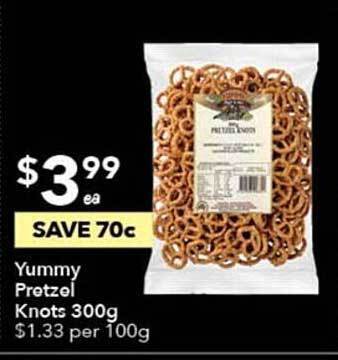 Ritchies Yummy pretzel knots offer