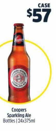 BWS Coopers sparkling ale offer