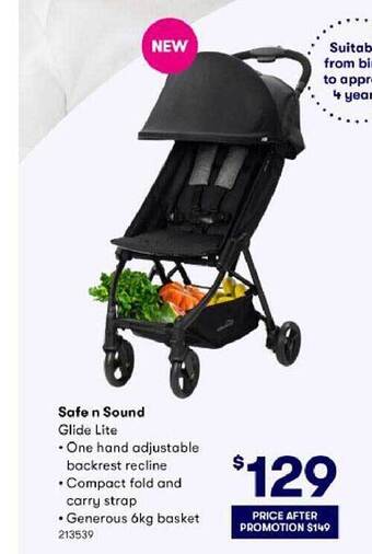 BIG W Safe n sound glide lite offer
