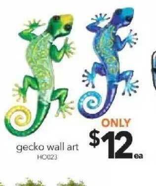 Cheap as Chips Gecko wall art offer