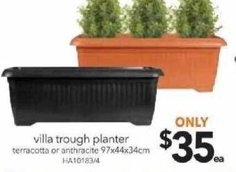 Cheap as Chips Villa trough planter offer