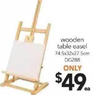 Choice The Discount Store Wooden table easel offer