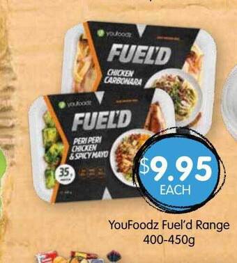 Youfoodz fuel'd range