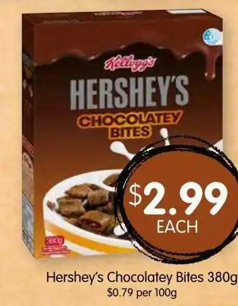 Hershey's chocolately bites 380g