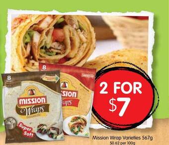 Spudshed Mission wrap varieties 567g offer