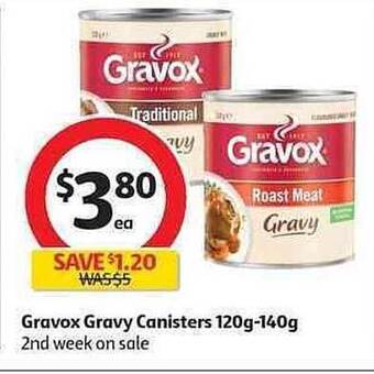 Coles Gravox gravy canisters 120g-140g offer