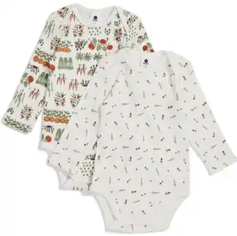 BIG W Dymples 2-Pack Long Sleeve Bodysuit - Green offer