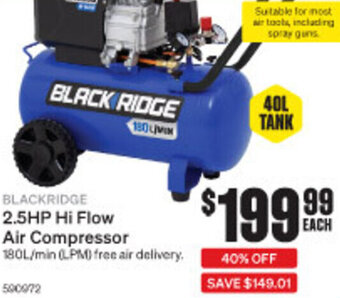 SuperCheap Auto 2.5HP Hi Flow Air Compressor offer