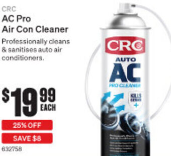 SuperCheap Auto AC Pro Air Con Cleaner offer
