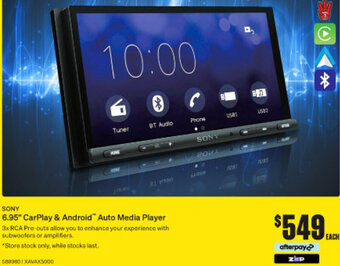 SuperCheap Auto 6.95" CarPlay & Android Auto Media Player offer