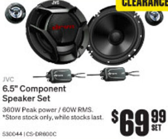 SuperCheap Auto 6.5" Component Speaker Set offer