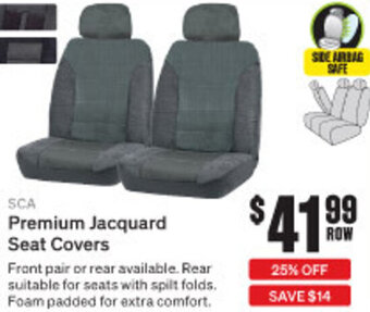 SuperCheap Auto Premium Jacquard Seat Covers offer