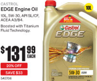 SuperCheap Auto Edge Engine Oil offer