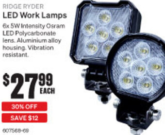 LED Work Lamps