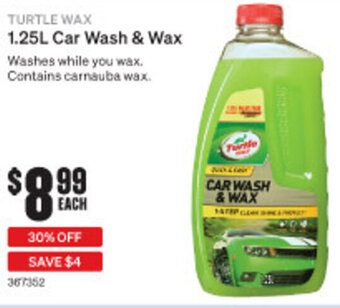 SuperCheap Auto 1.25L Car Wash & Wax offer