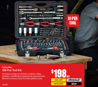 SuperCheap Auto 198 Pce Tool Kit offer