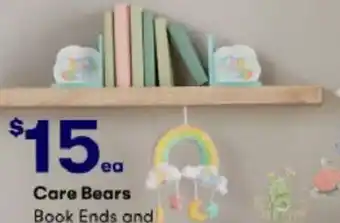 Care Bears Book Ends And Plush Wall Hanging