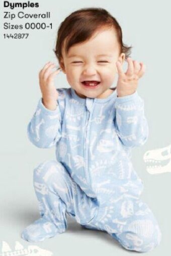 BIG W Dymples Zip Coverall offer