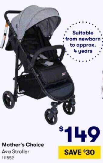 BIG W Mother's Choice Ava Stroller offer