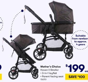BIG W Mother's Choice Haven II Stroller offer