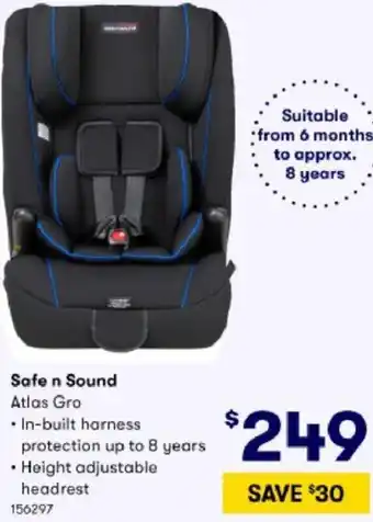 BIG W Safe N Sound Atlas Gro offer