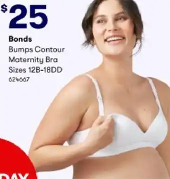 BIG W Bonds Bumps Contour Maternity Bra offer