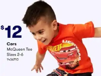 BIG W Cars McQueen Tee offer