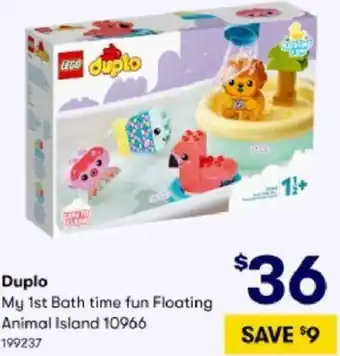 BIG W Dupla My 1st Bath Time Fun Floating Animal Island 10966 offer