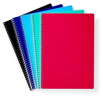 BIG W Brilliant Basics 120-Page A4 Notebooks offer
