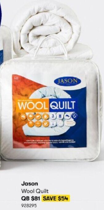 BIG W Jason Wool Quilt offer