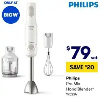BIG W Philips Pro Mix Hand Blender 195334 offer