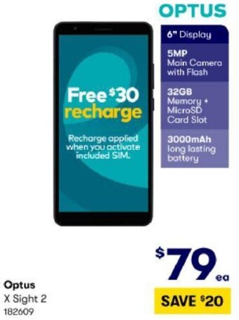 BIG W Optus X Sight 2 offer