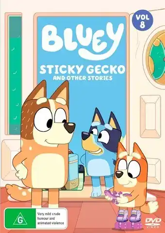 BIG W NEW Bluey: Sticky Gecko & Other Stories Volume 8 DVD offer