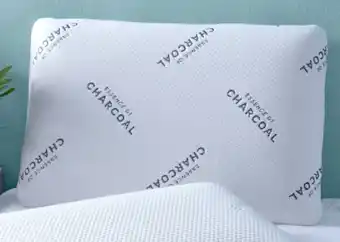 Coles Abercrombie & ferguson memory foam pillow with charcoal cover offer