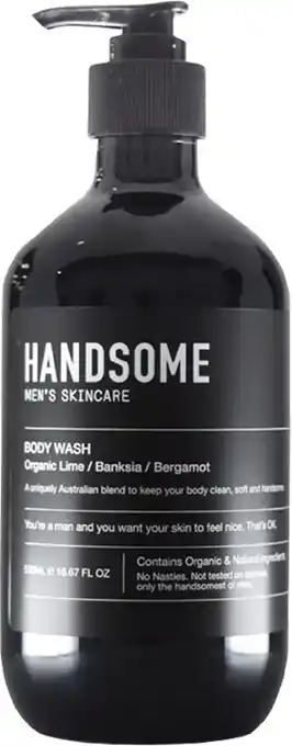 healthylife Handsome men's skincare body wash, 500ml offer