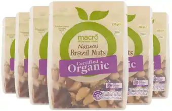 healthylife Macro organic brazil nuts 6 x 250g offer