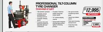 Professional tilt-column tyre changer tcx54gp-21upt
