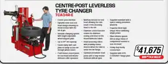 Burson Auto Parts Centre-post leverless tyre changer tca34r-e offer
