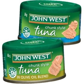 IGA John west tuna 95g selected varieties offer