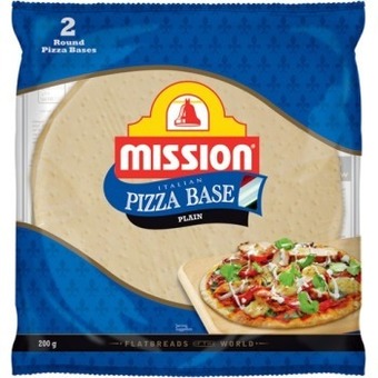 IGA Mission garlic or plain pizza base 200g offer