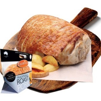 IGA Family chef deli pork leg roast with crackle offer