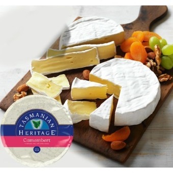 Tasmanian heritage camembert or double brie cheese 250g