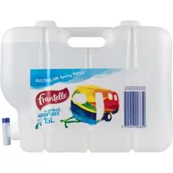 IGA Frantelle spring water 15 litre offer