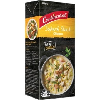 IGA Continental liquid stock 1 litre selected varieties offer