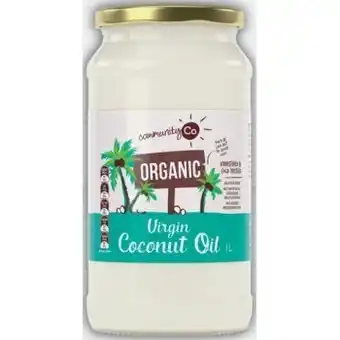 IGA Community co organic virgin coconut oil 1 litre offer