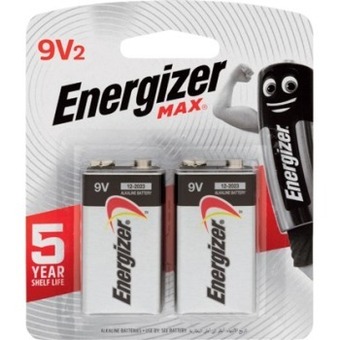 Energizer max 9v batteries 2 pack