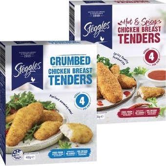 IGA Steggles chicken breast tenders 400g selected varieties offer