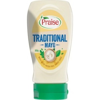 IGA Praise traditional mayo 365g or 99% fat free 410g offer