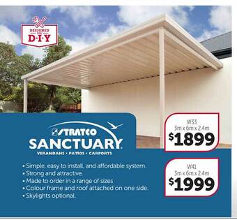 Stratco Stratco sanctuary offer