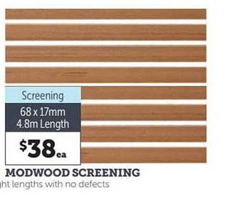 Stratco Modwood screening offer